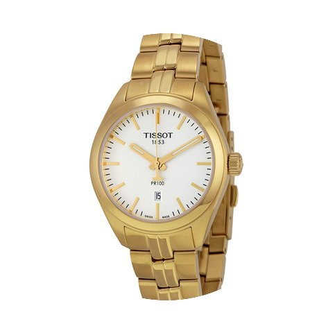 Tissot Ladies T1012103303100 PR100 Gold ...