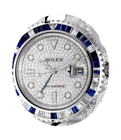 Rolex GMT-Master II Steel White/Blue Dia...