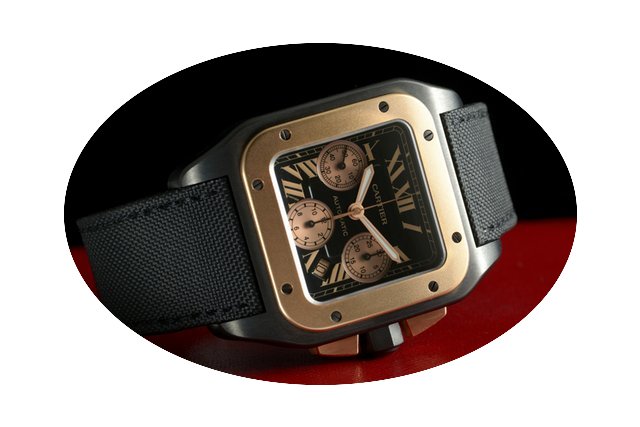 Cartier W2020004 Santos 100 Chronograph...