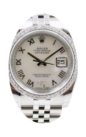 Rolex Datejust 116200 36mm White Roman P...