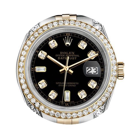 Rolex Stainless Steel-gold 36 Mm Datejus...