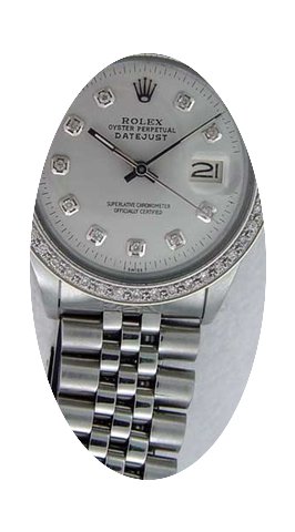 Rolex Mens Datejust Stainless Steel 1601...