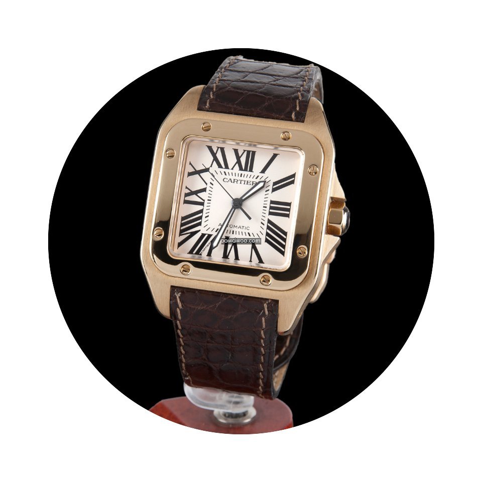 Cartier Santos 100 Yellow Gold Automatic...