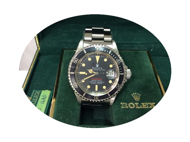 Rolex Rare Rolex Submariner Ref 1680 Red...