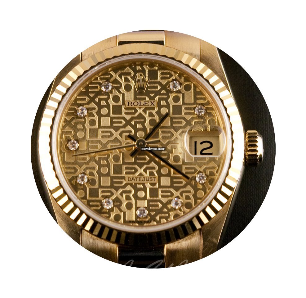 Rolex 18k Yellow Gold Midsize President ...