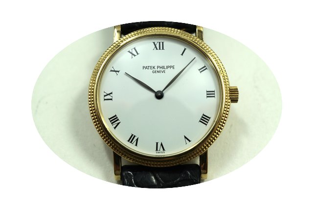Patek Philippe Calatrava 18k yellow gold...