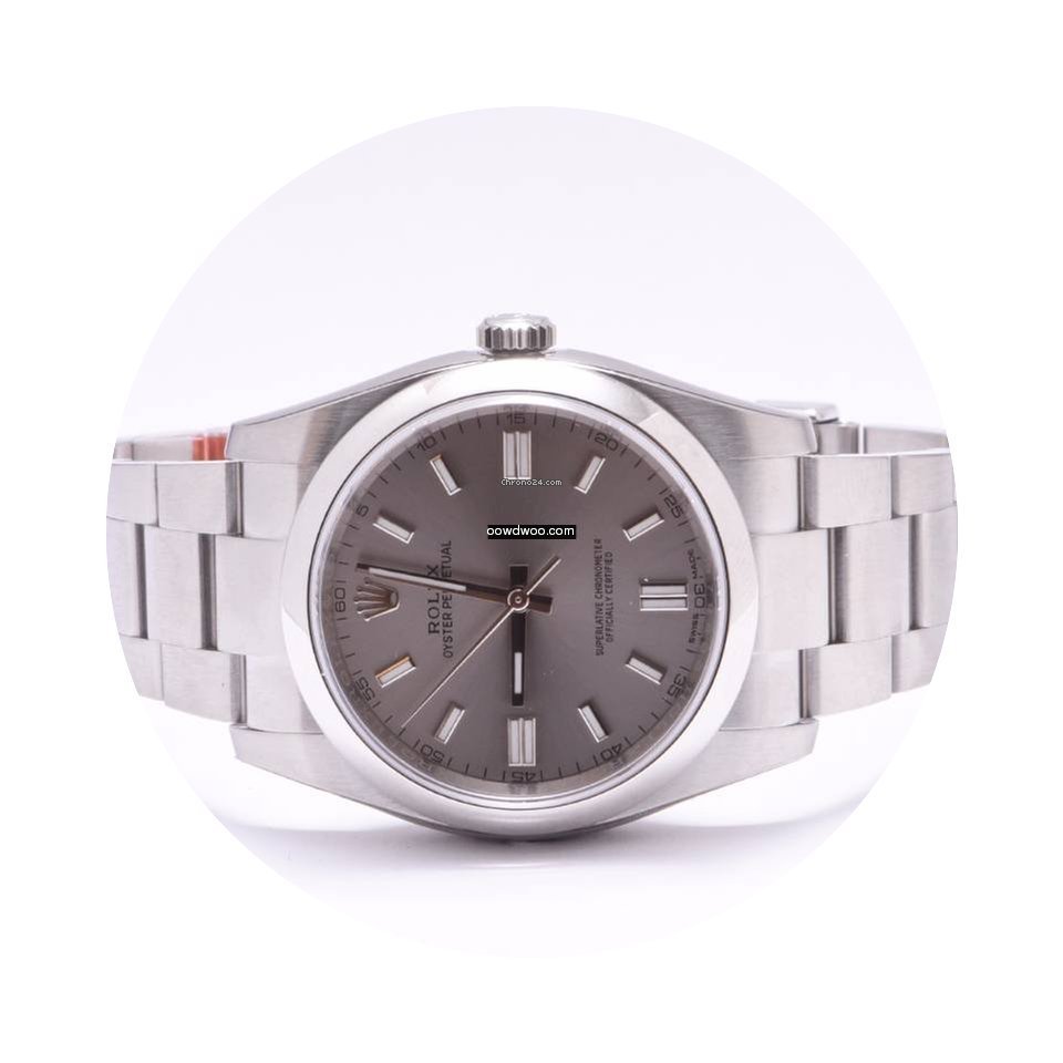 Rolex Oyster Perpetual Rhodium 116000...