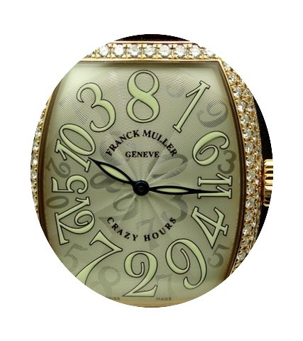 Franck Muller Crazy Hours, 18 kt pink go...