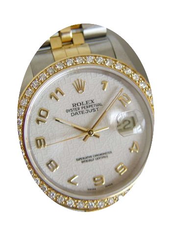 Rolex Mens Datejust 2-Tone Watch...