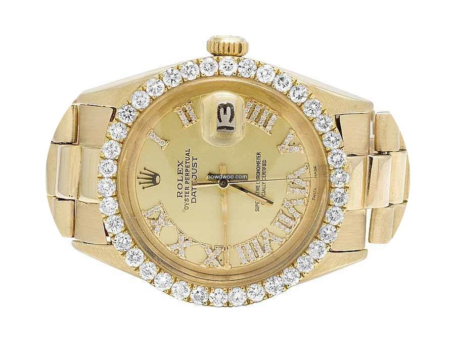 Rolex Mens Rolex 18K Yellow Gold Preside...