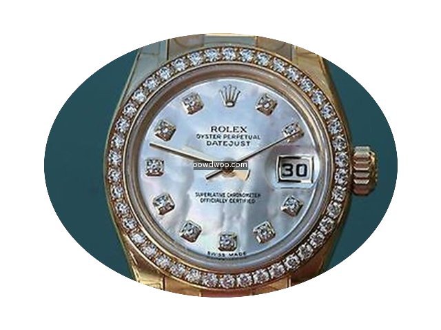 Rolex Ladies 26mm President 18k Yellow G...