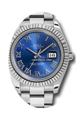 Rolex Datejust II 41mm Steel and White G...