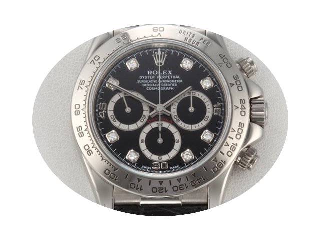 Rolex Daytona Weissgold 750 Diamanten Ch...