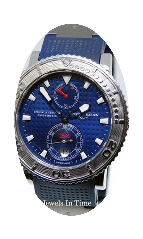 Ulysse Nardin Mens Blue Max Stainless St...