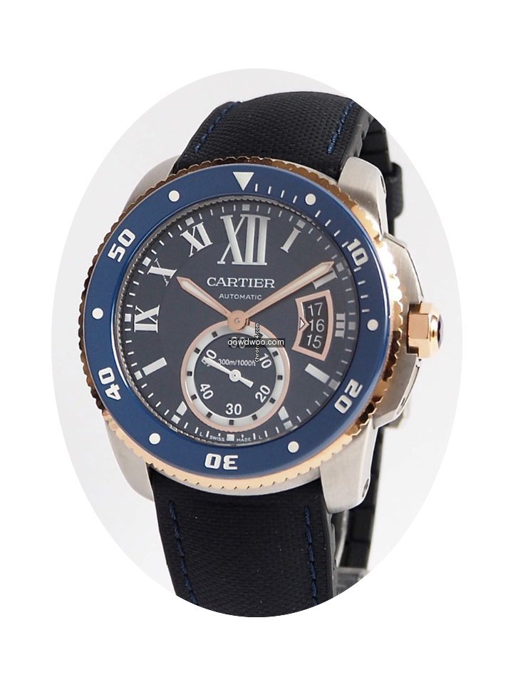 Cartier Calibre de Cartier Diver Blau...