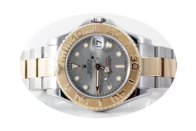 Rolex 35MM 18K/SS Midsize Yachmaster - S...