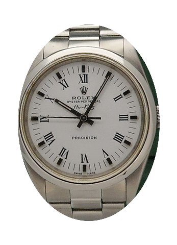 Rolex Air King Precision 14000 White Dia...