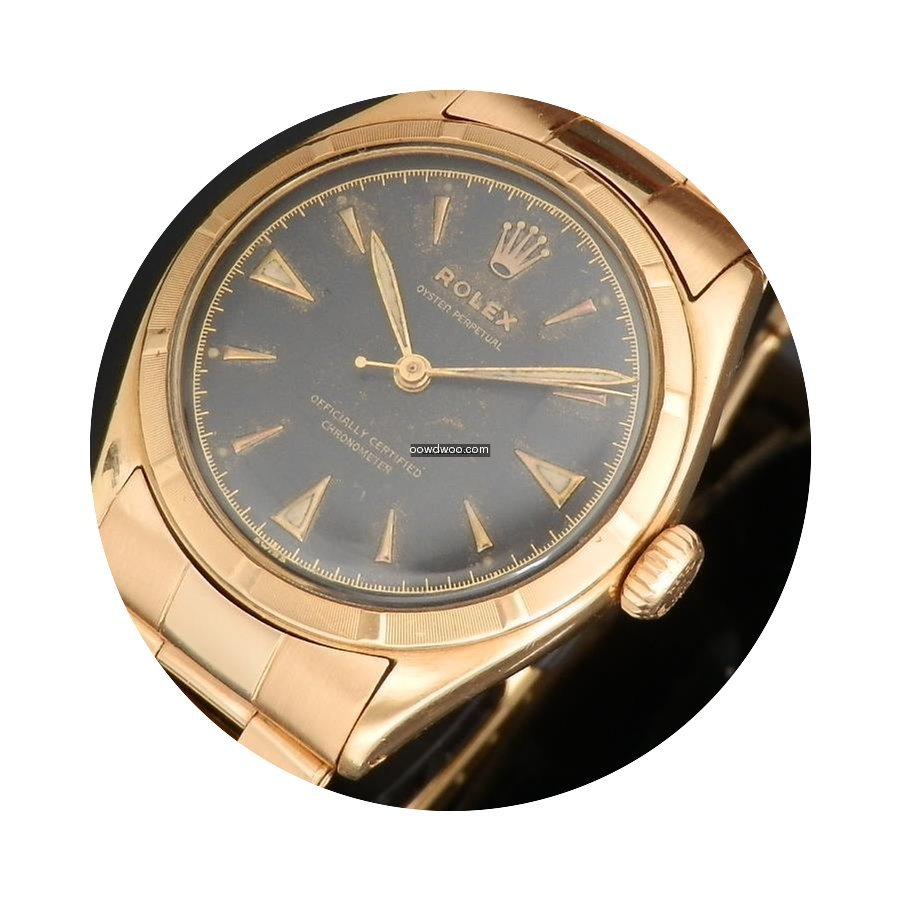 Rolex SEMI-BUBBLEBACK Ref.6101 ALL 18K R...