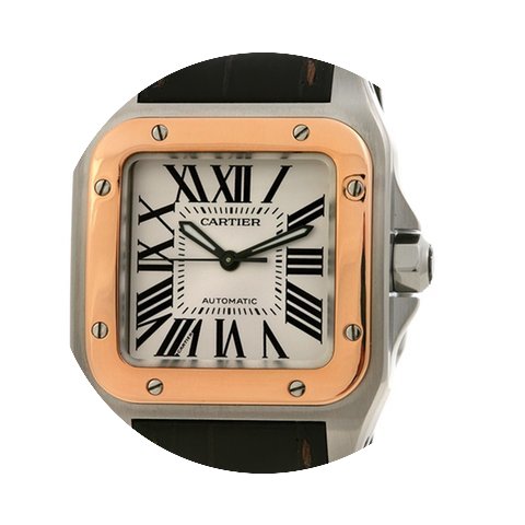Cartier [NEW] CARTIER Santos 100 RoseGol...