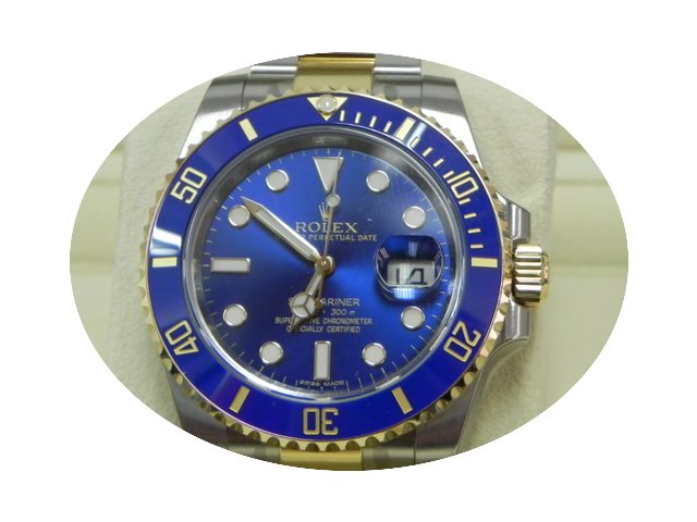 Rolex Two-Tone Submariner Blue Dial...