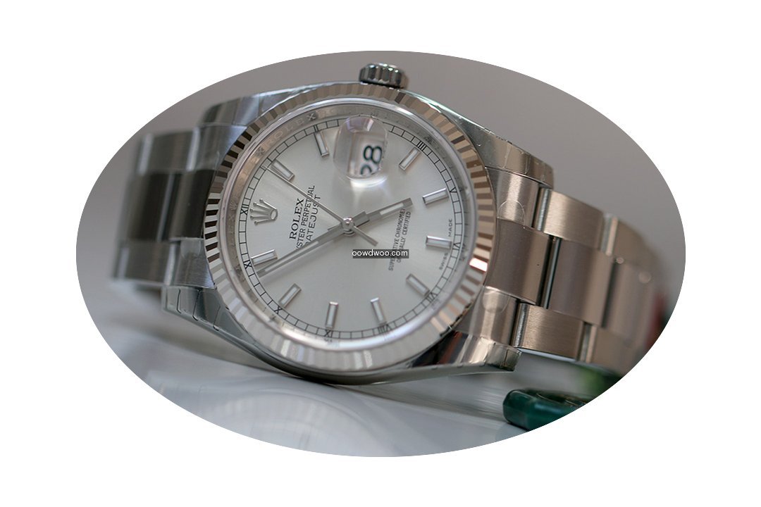 Rolex OYSTER PERPETUAL DATEJUST 36mm sil...