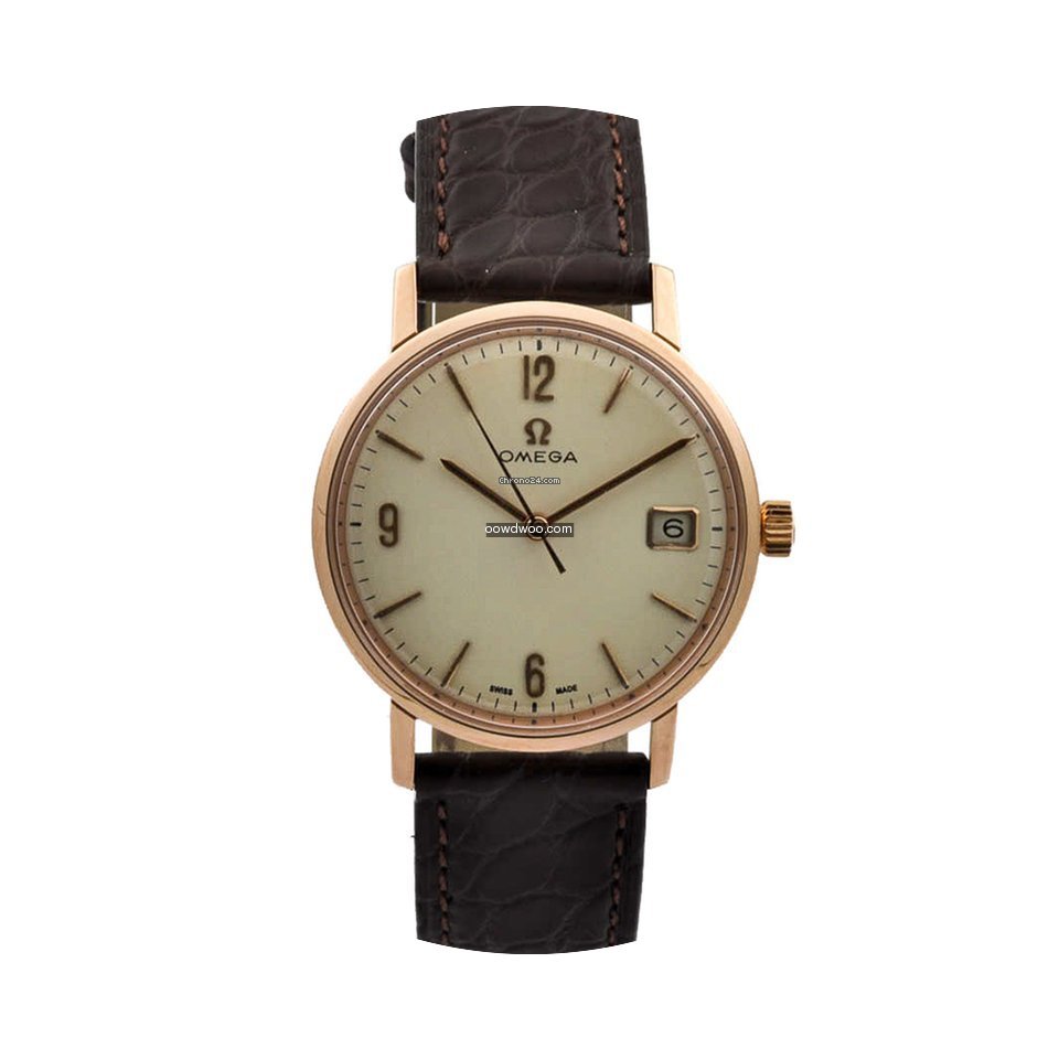 Omega Seamaster Handaufzug Roségold Led...