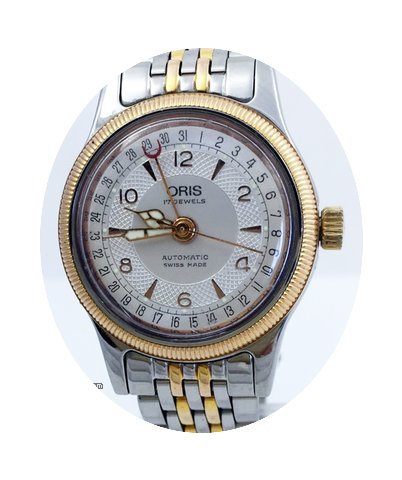 Oris Pointer Date Two Tone Ladies...