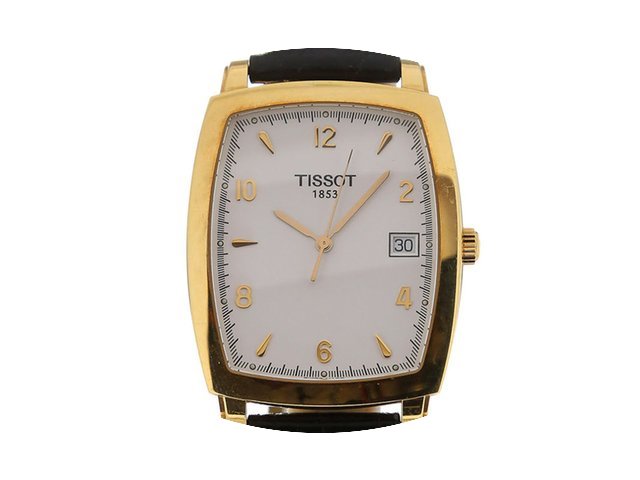 Tissot T-Gold 39 White Dial Rose Gold Qu...