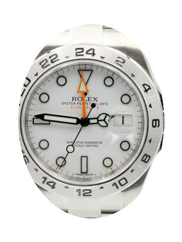 Rolex Explorer II 216570 White 42mm GMT ...