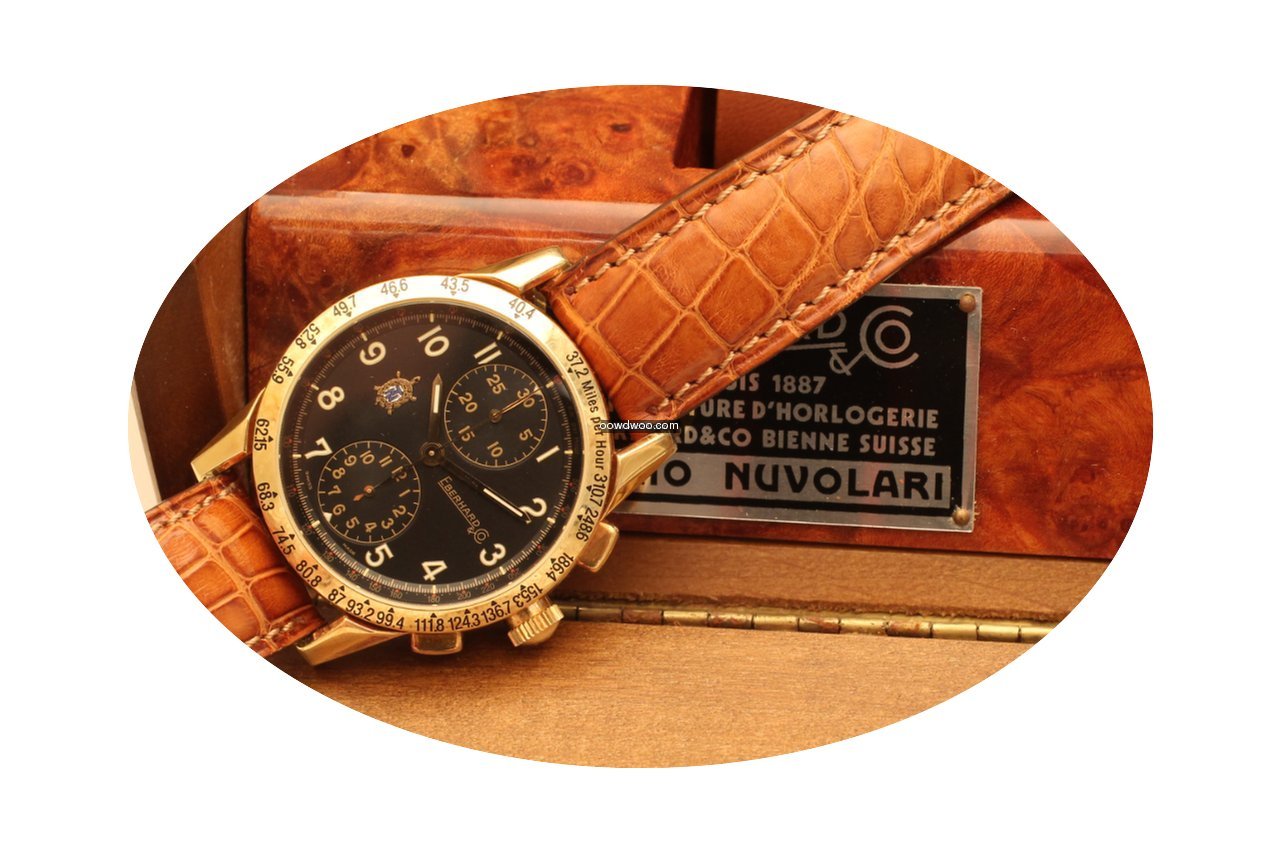 Eberhard & Co. tazio nuvolari yellow gol...