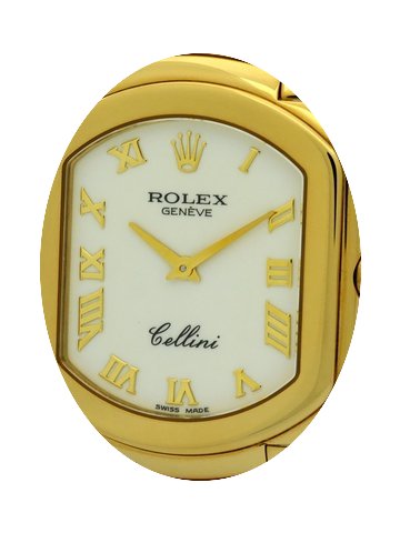 Rolex Cellini 18k Yellow Gold White Dial...