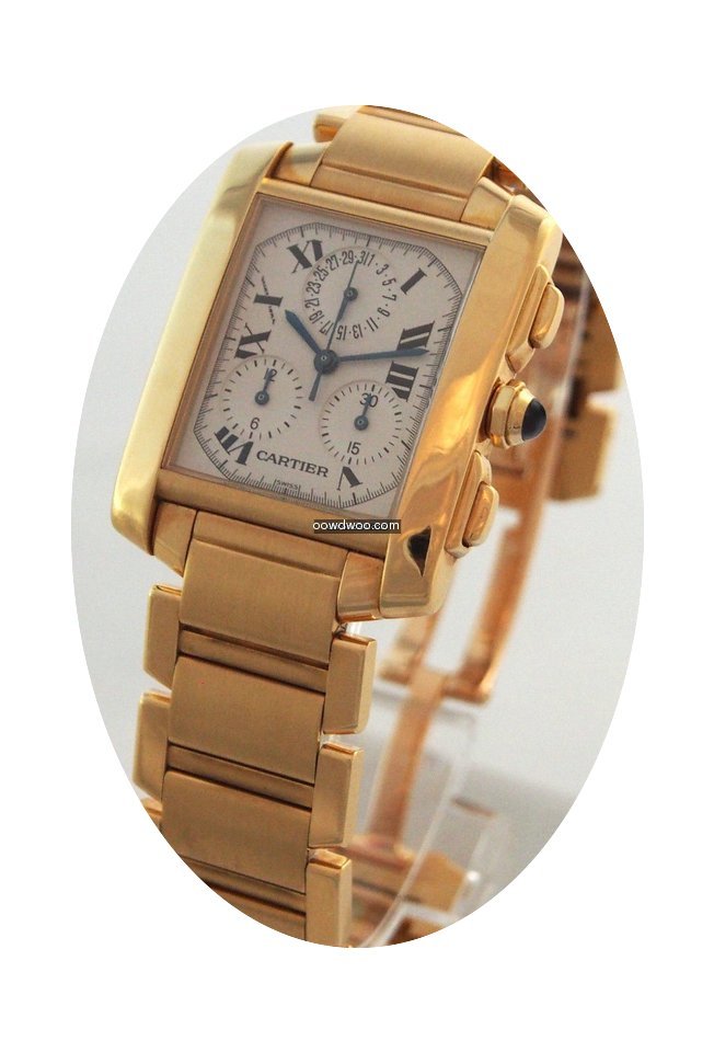Cartier --- Tank Francaise Chronograph 1...