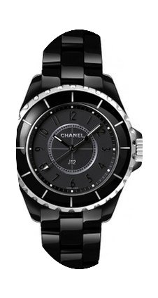 Chanel J12 Ladies 33mm Quartz Black Cera...