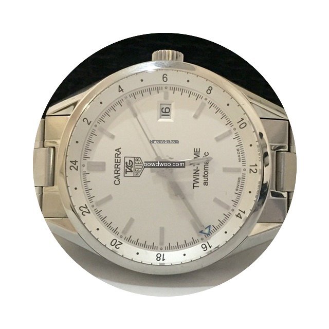 TAG Heuer Carrera Calibre 7 Twin-time Gm...