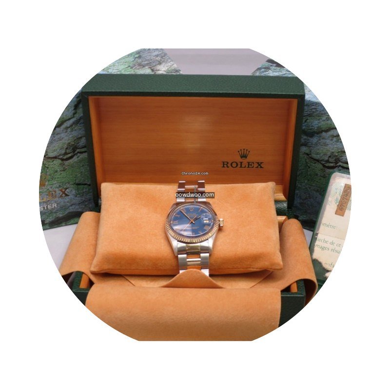 Rolex Vintage Datejust 16013 Blue Roman ...