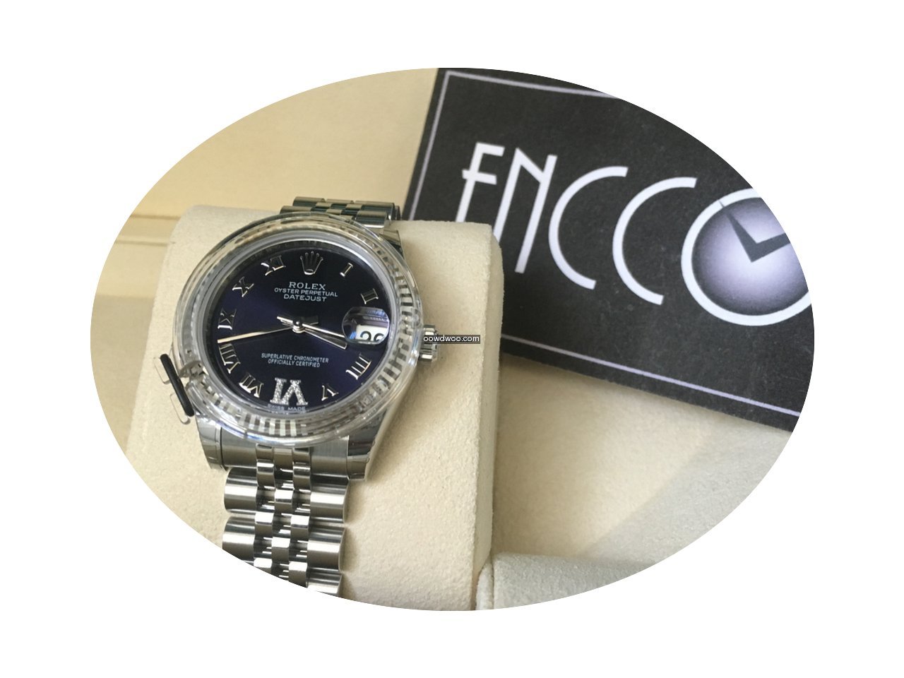 Rolex 178274 31MM Purple VI Dial Jubliee...