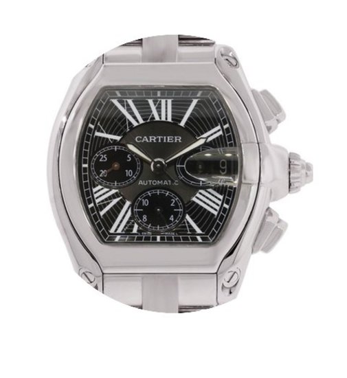 Cartier Roadster XL 2618 Black Chronogra...