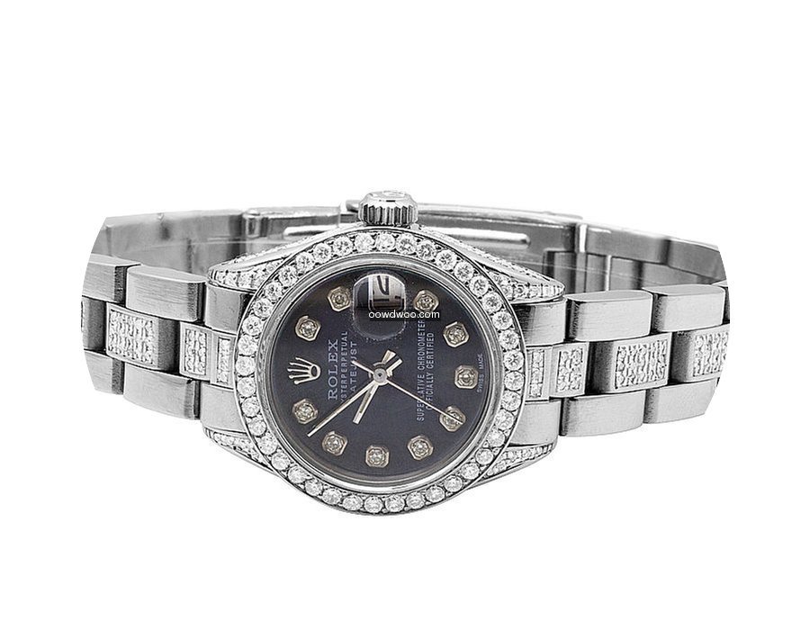 Rolex Ladies Stainless Steel Rolex Datej...