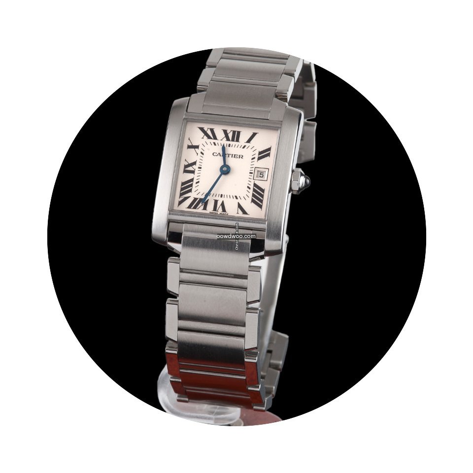 Cartier Tank Francaise Steel Quartz Medi...