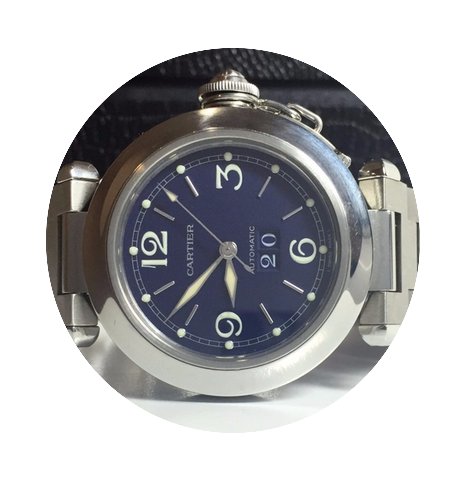 Cartier Pasha Automatico Blue Dial 35mm ...