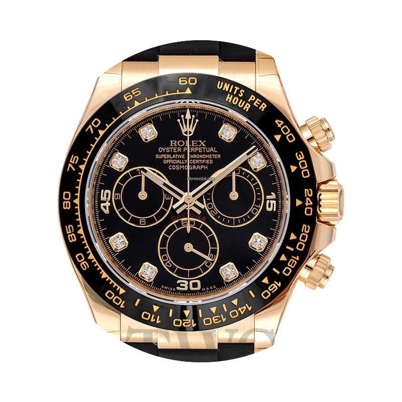 Rolex Daytona Black 18k Yellow Gold 40mm...