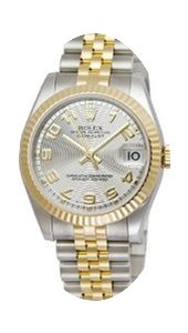 Rolex Midsize Datejust New Watch With Si...