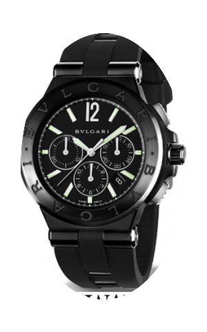 Bulgari Diagono ULTRANERO CHRONOGRAPHE N...