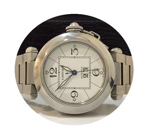 Cartier Pasha Automatico White Dial Full...