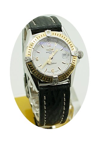 Breitling Callistino mit 18k Gold Lünet...