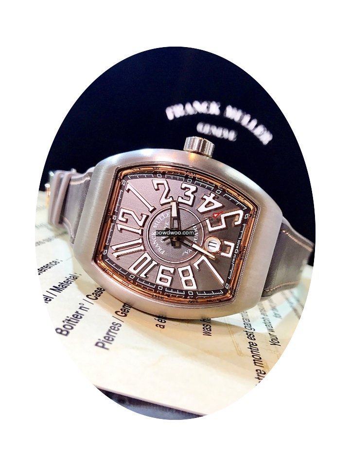 Franck Muller Vanguard 45 Titanium Rose ...