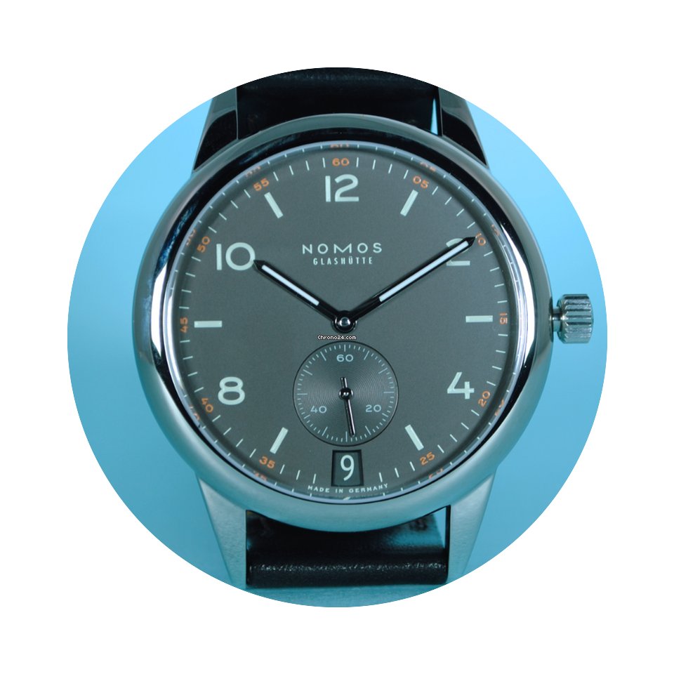 Nomos Glashütte Club Automat Datum Dunk...