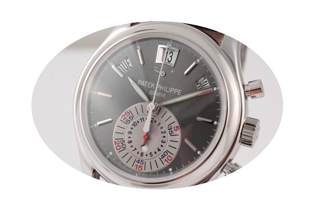 Patek Philippe Jahreskalender Platin ung...