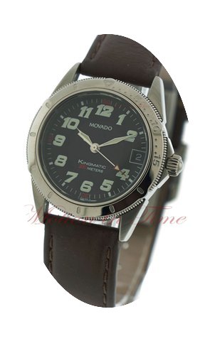 Movado Kingmatic 200m, Black Dial - Stai...