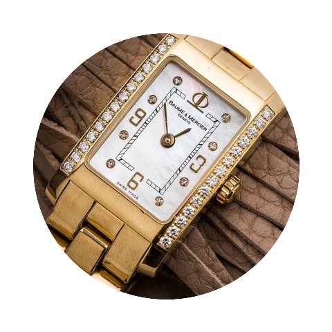 Baume & Mercier Vintage Hampton 18k ...